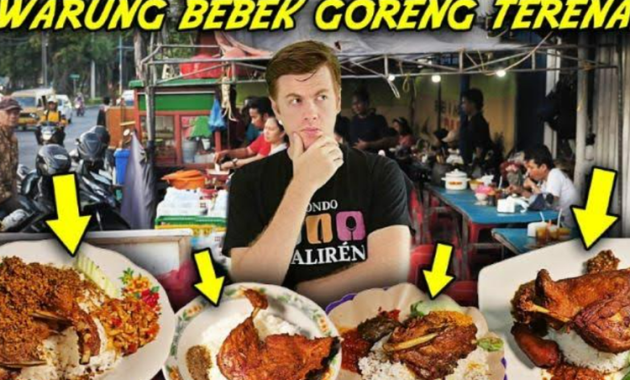 4 Tempat Terbaik untuk Mencicipi Bebek Goreng Crispy di Surabaya versi Si Turis Asing, Cocok untuk Liburan Lebaran Anda