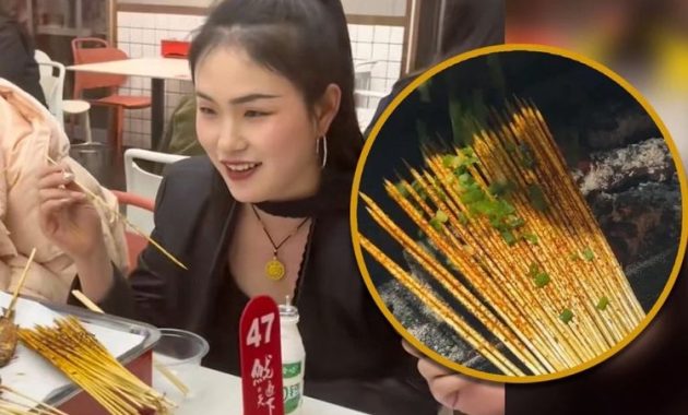Viral di Tiongkok: Sate Bambu Pedas Seharga Rp 22 Ribu Jadi Pilihan Snack favorit Wanita yang Sedang Diet
