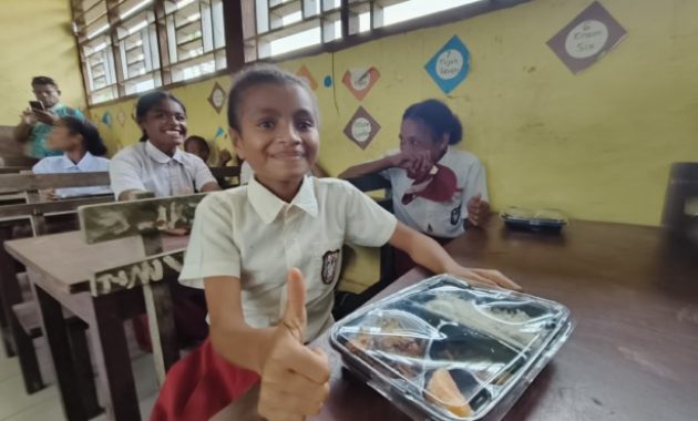 Biak Numfor Dapat Bantuan 2500 Porsi Makanan Bergizi dari Pemerintah Jepang