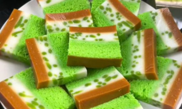 Resep Cake Puding Cendol Gula Merah yang Empuk dan Nikmat