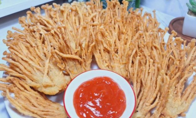 Resep Mudah Menyiapkan Jamur Enoki Kriuk Anti-Gagal dan Renyah maksimal