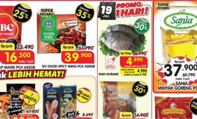 Promo JSM Indomaret, Alfamart, dan Superindo 19 Juli 2025: Minyak Goreng Tropical 2L Rp37.900