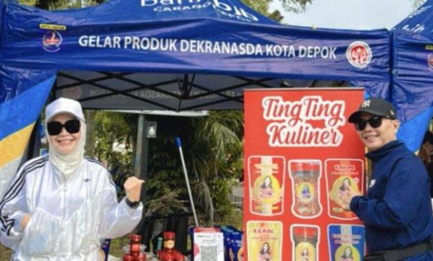 Bisnis Kuliner Ayu Ting Ting Terbongkar Saat Bazar di Depok, Ayah Rojak Sampai Terkejut!