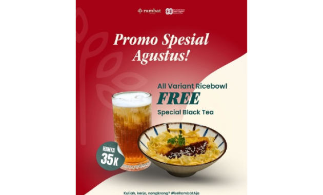 Rayakan HUT RI ke-80, 14 Promo Kuliner Meriah di Jogja
