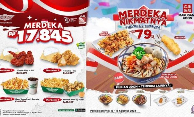 15 Promo Makanan Spesial Hari Kemerdekaan 2025, Hanya Rp17 Ribu!