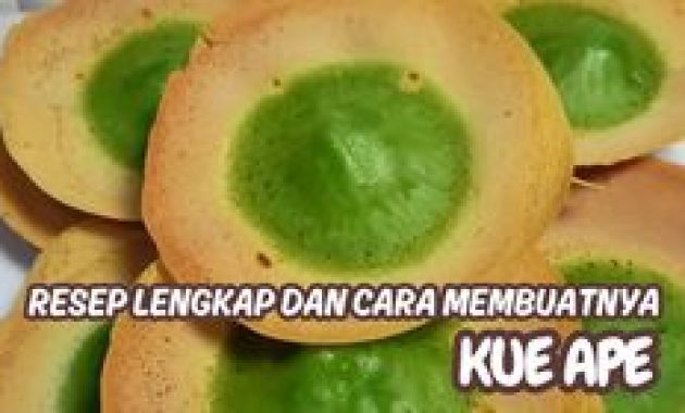 Kue Ape Legit: Resep Serabi Jakarta, Tips Jualan, dan Tips Sukses