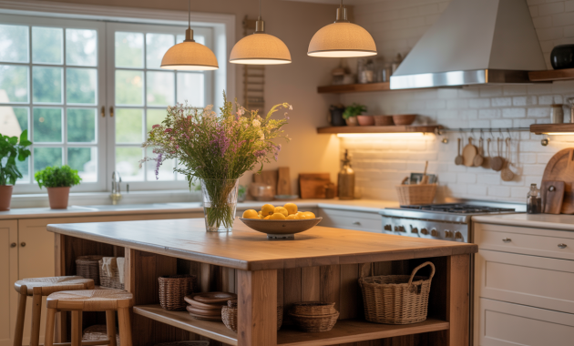 15 ide dekorasi untuk dapur yang hangat dan fungsional