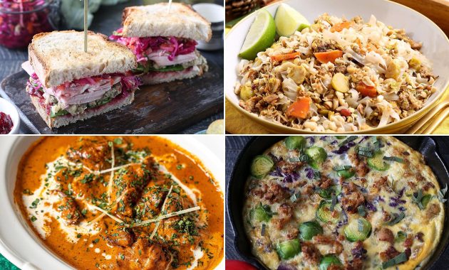 Resep Boxing Day yang bergizi dan mudah untuk memberi kehidupan baru pada kubis Brussel, kentang, bahan isi, dan ayam merah
