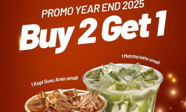 Jangan terlewat, ini 24 promo makanan dan minuman akhir tahun 2025